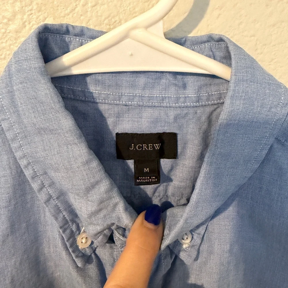 J. Crew Light Blue Casual Button Down Shirt
